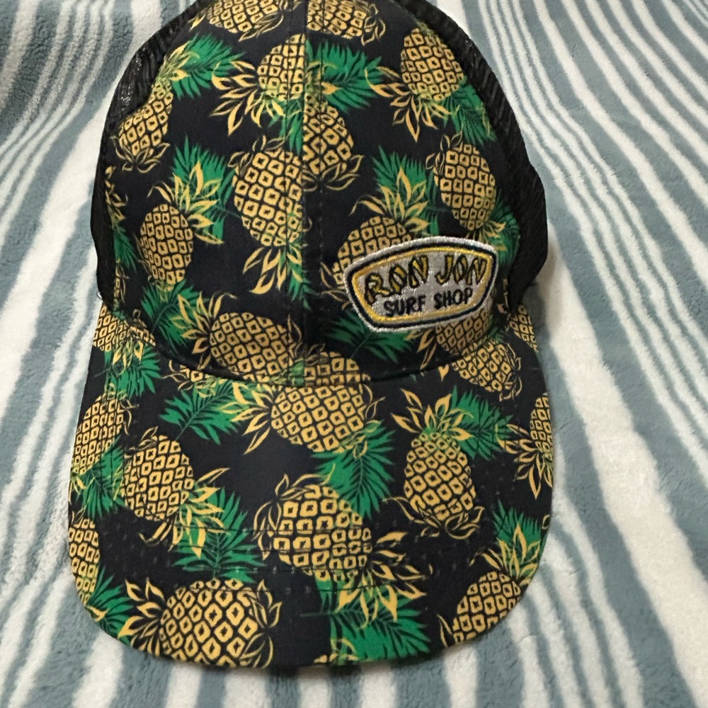 Ron Jon Yellow and Green Pineapple Hat
